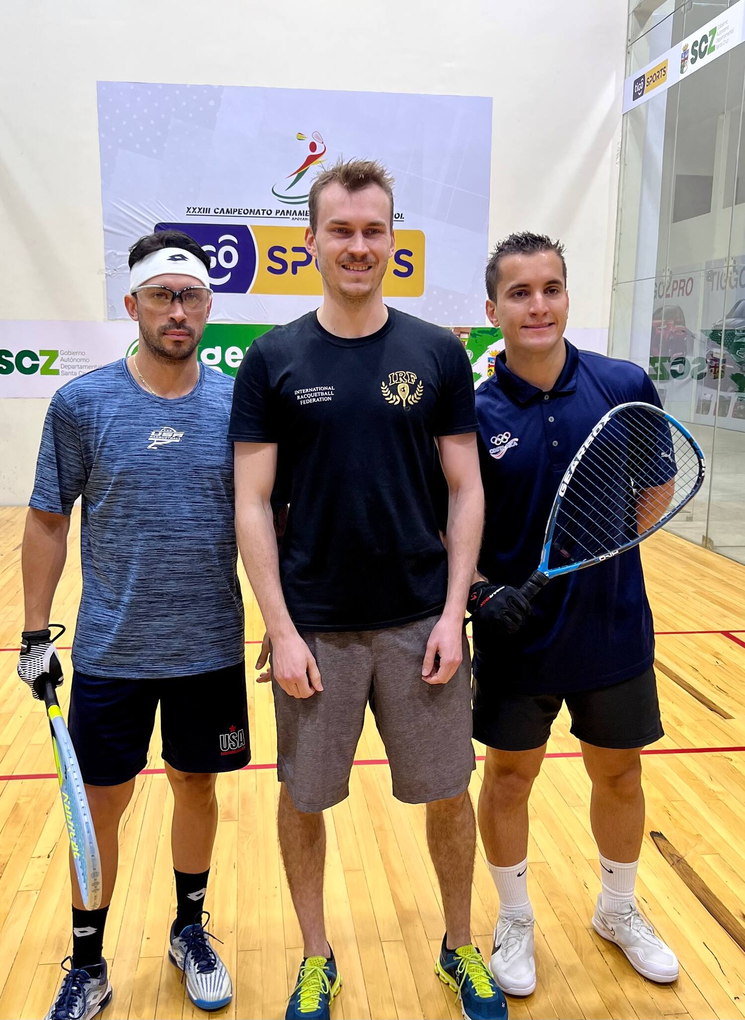 Men's Singles Semifinals between Alex Landa and Andres Acuña at the XXXIII Pan American Championships
