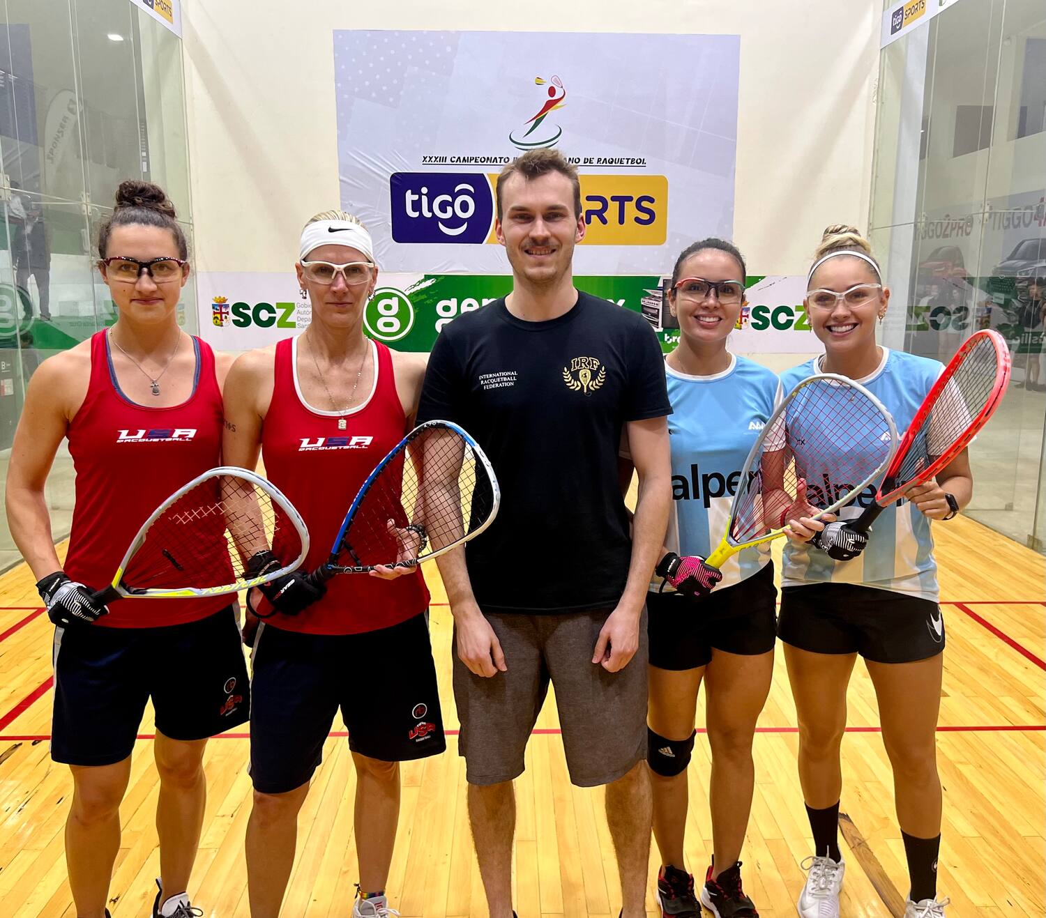 Women's Doubles Semifinals between USA vs. ARG at the XXXIII Pan American Championships