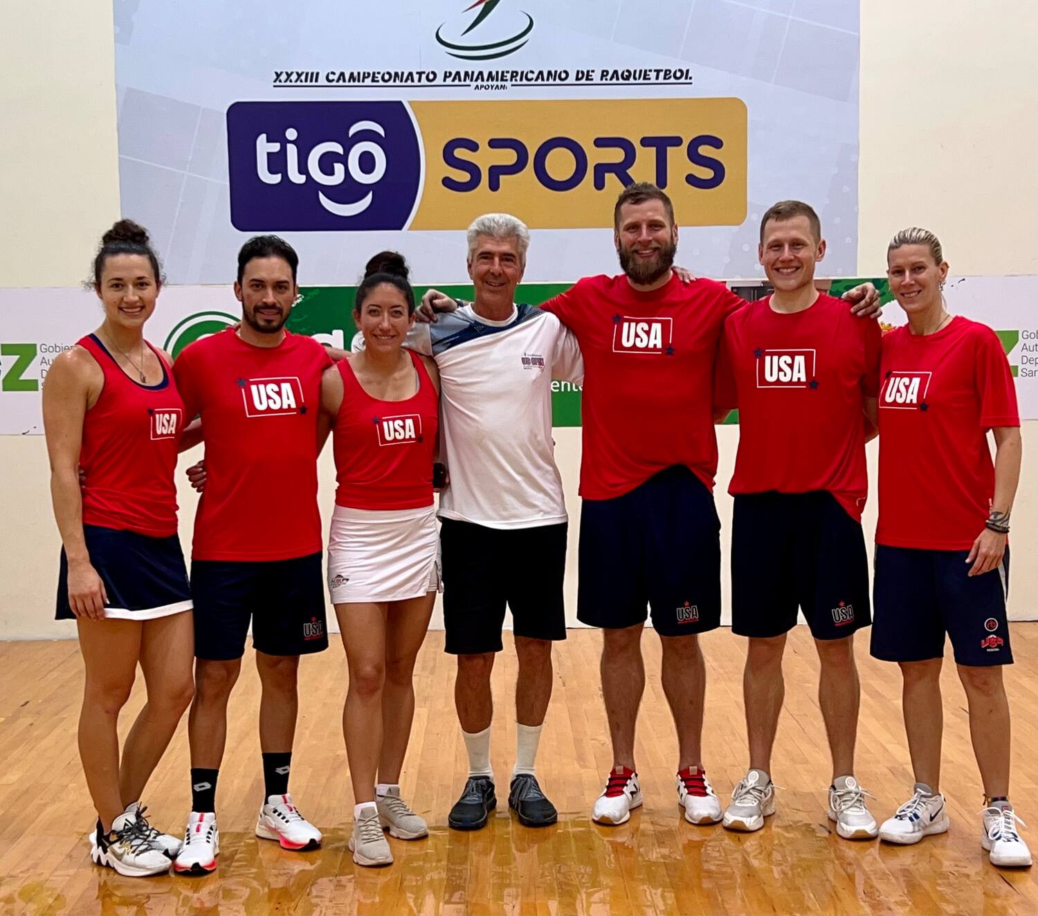 Team USA at the XXXIII Pan American Racquetball Championships