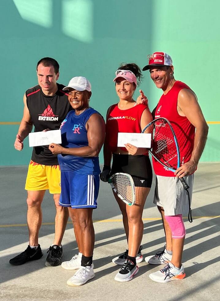 Mixed Pro finalists (L-R) Miller, Ramos, Rivera, Sostre. photo courtesy of Lisa Sostre