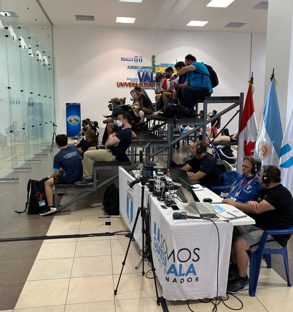View of the IRF Streaming Team at the World Championships