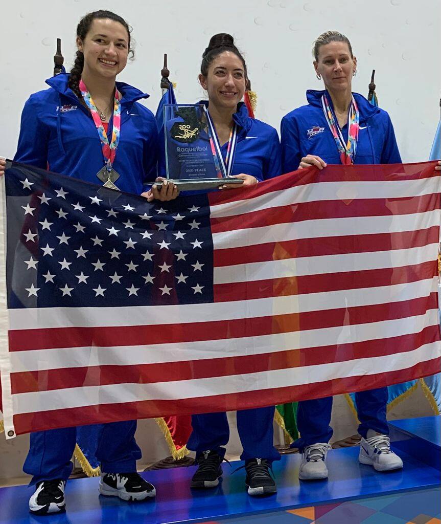 Women's Team on the Podium at the IRF World Championships