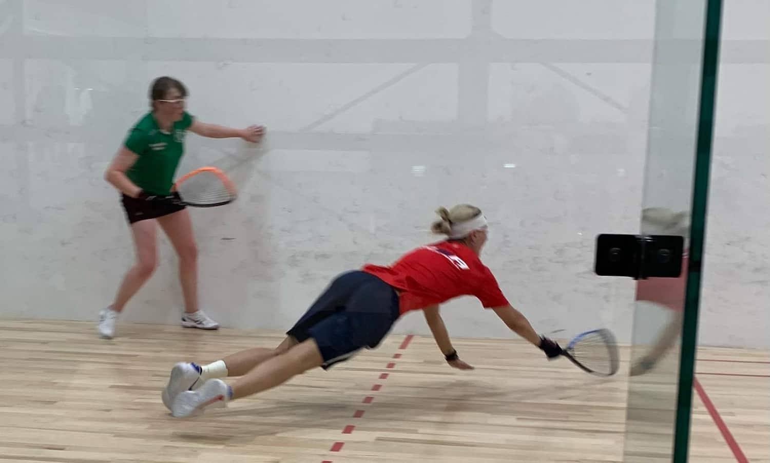 Rhonda Rajsich in action at the IRF World Championships.