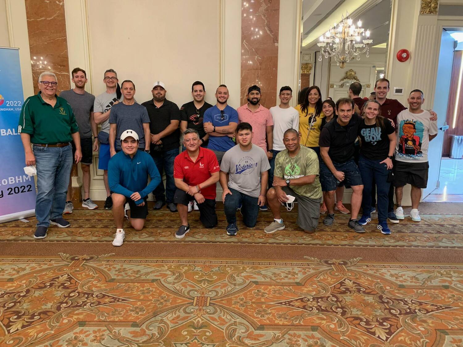 Referee group at the World Championships