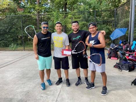 Your top-4 finalists from the shootout, from L-R Sergio Rivera, Mario Mercado, Mauricio Zelada, and Ariel Garcia. Photo courtesy of the Stratton Woods Outdoor group/Hana Meade photographer