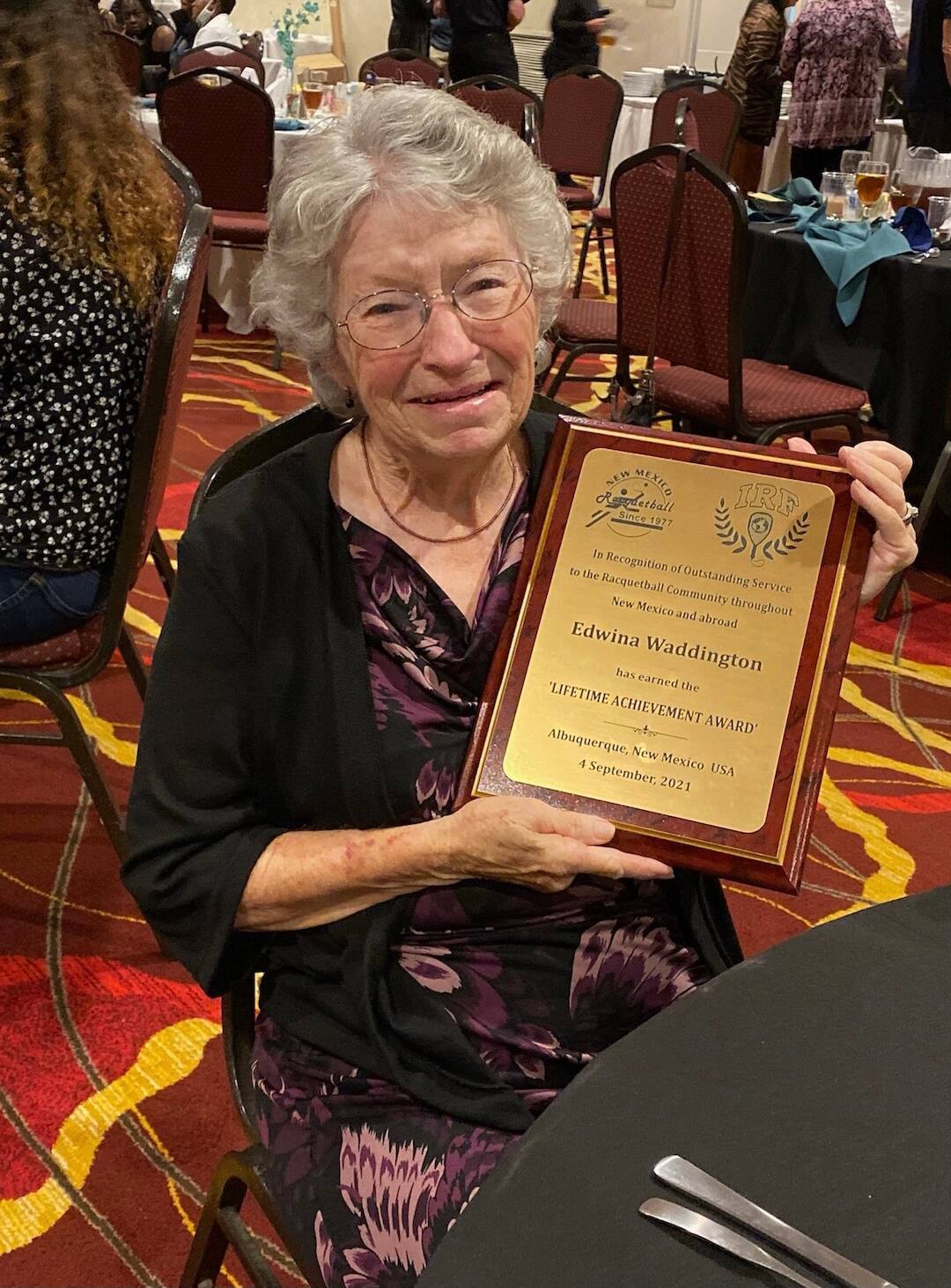 36th IRF World Senior Racquetball Championships Edwina Waddington
