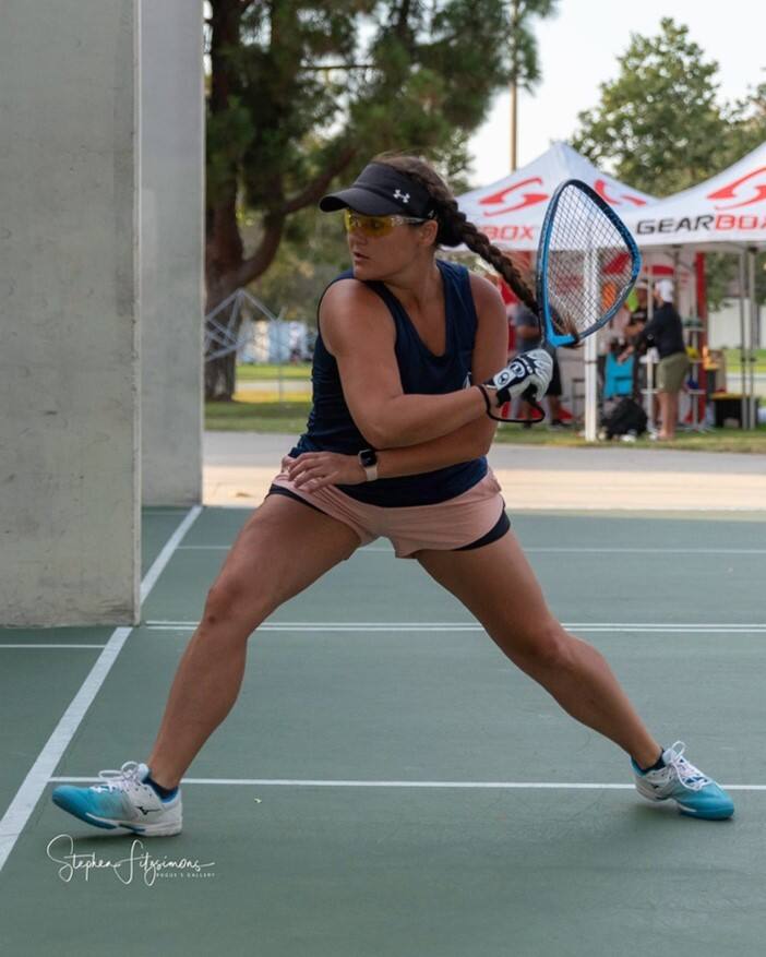 Erica Williams at the 2021 Outdoor Nationals in Huntington Beach, California.