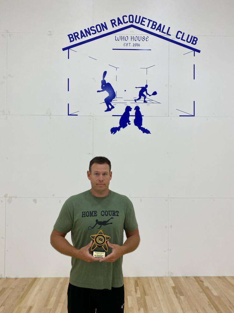 Thomas Davis, Recipient of the Real Racquetball Champion award