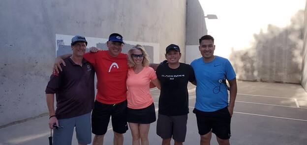 Darin Randles Juan Mendoza Marti McCurdy Daniel De La Rosa and tournament host Tommy Medina