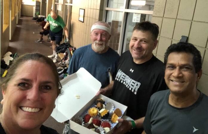Carrie Retimeier with Scott Long, Mike Lewis, and Vish Sukhram