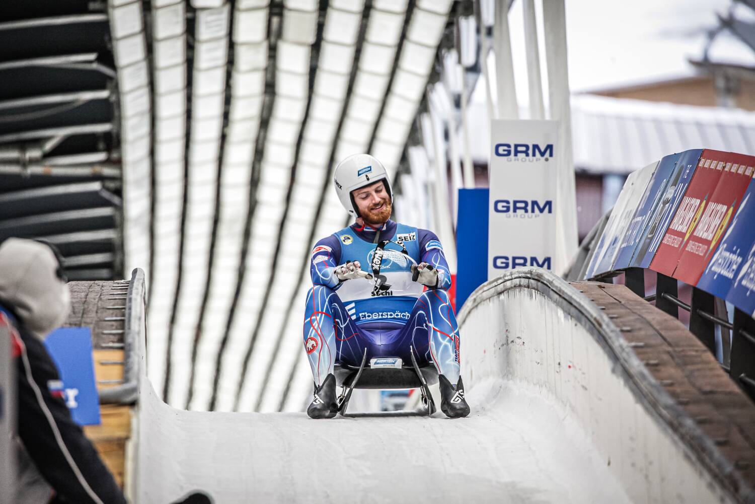 Jonny Gustafson after the Sochi sprint in the outrun.