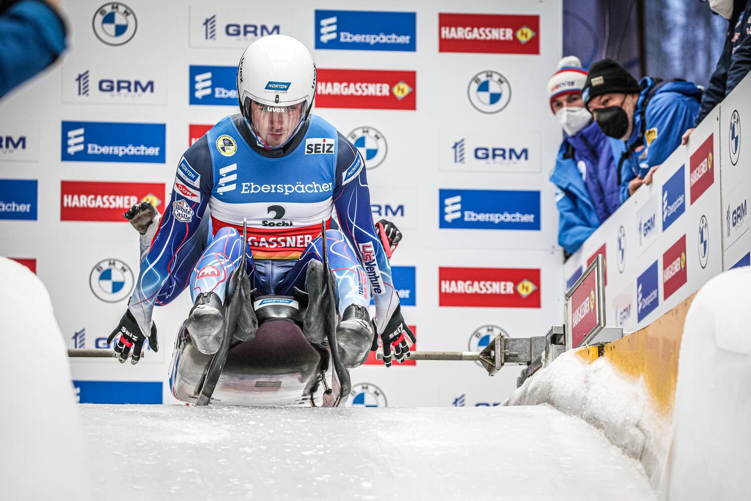 Zack DiGregorio and Sean Hollander  in Sochi on Dec. 4