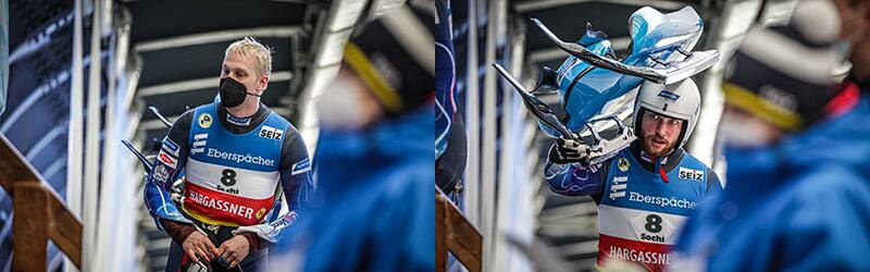 Dana Kellogg and Duncan Segger in Sochi on Dec. 4