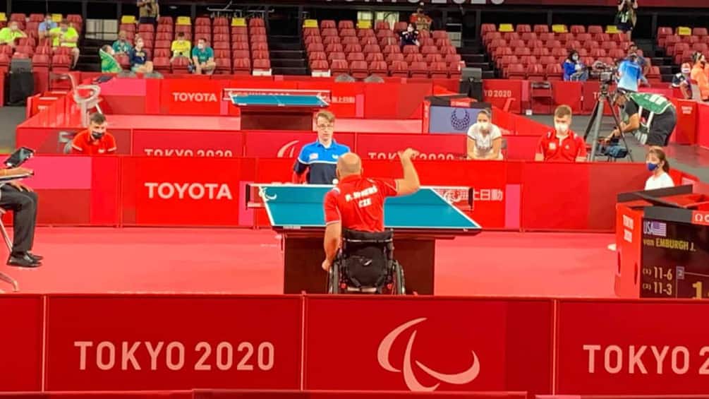 Jenson Emburgh at the Tokyo 2020 Paralympic Games