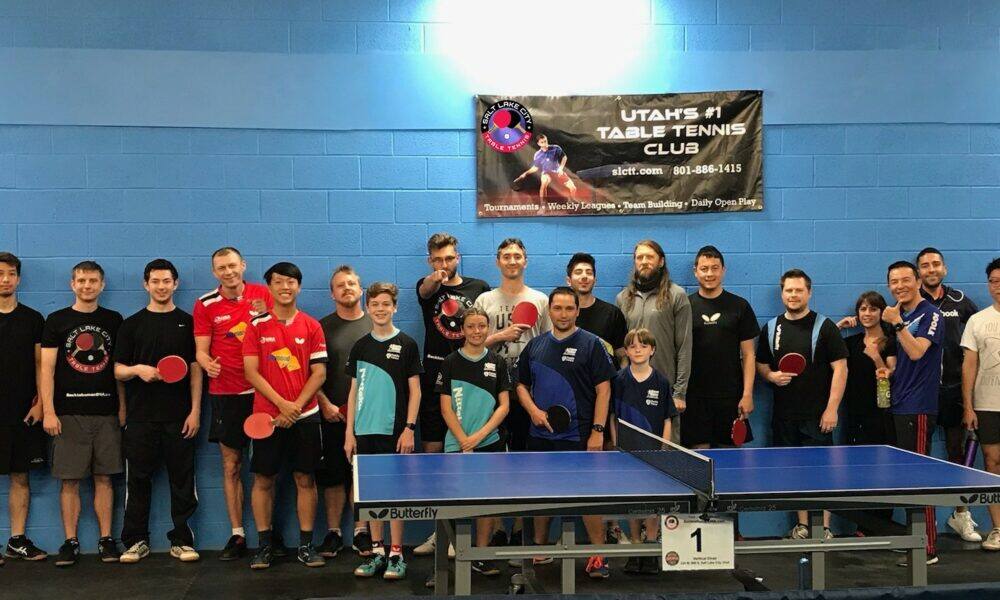 Salt Lake City Table Tennis Club Post Covid 19 Fundraiser Event 2020, Salt Lake City Utah.