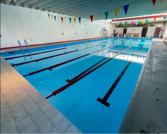 New York Military Academy pool facility.