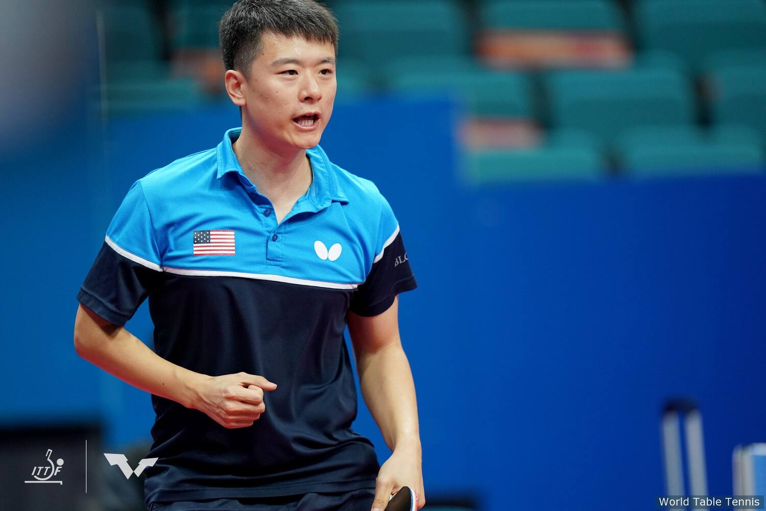 Jishan LIANG at World Team Championships Finals Chengdu on Day 3. 2022.