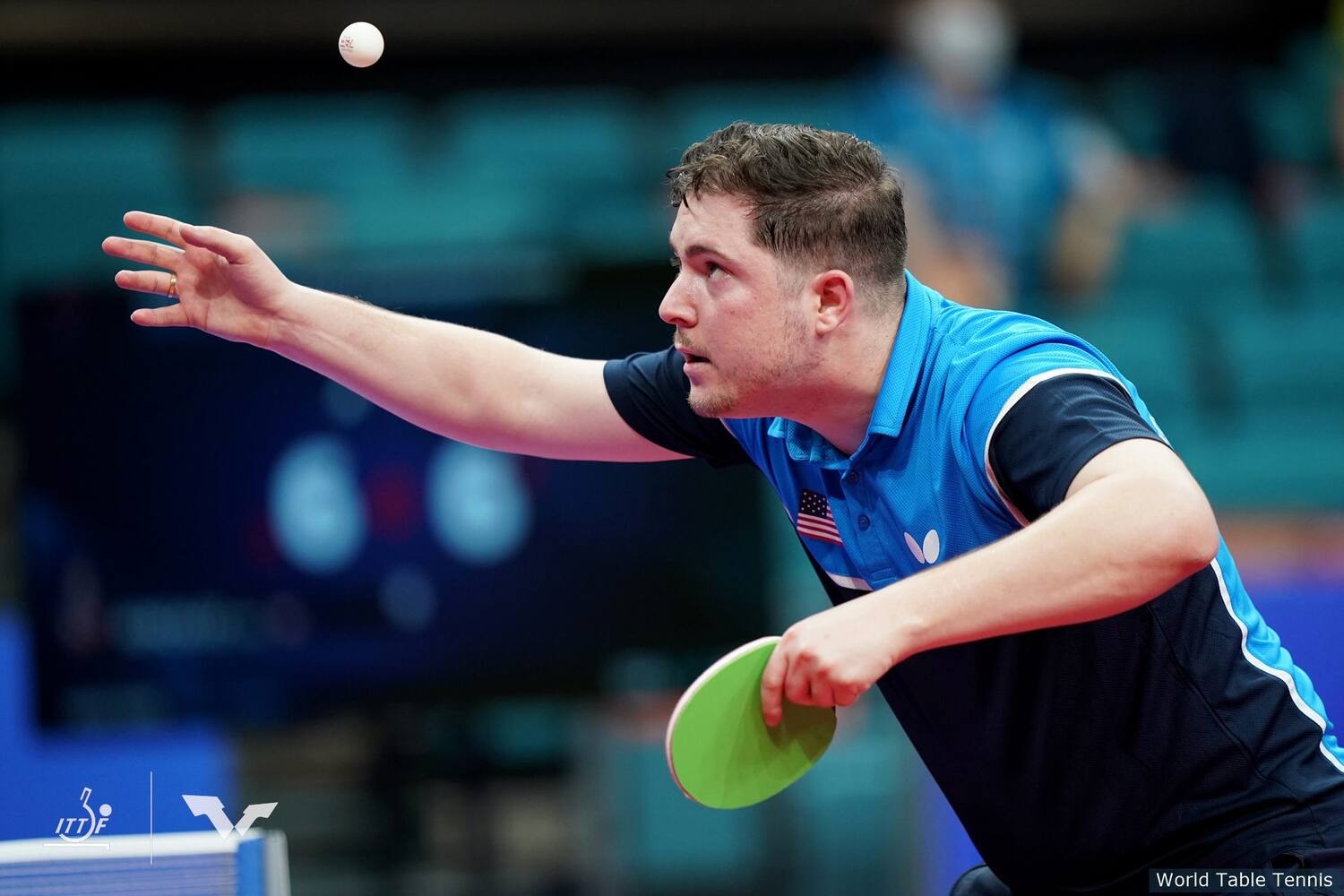 Mishel Levinski at World Team Championships Finals Chengdu on Day 3. 2022.