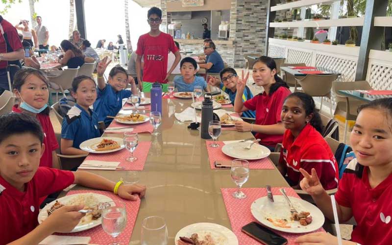 2022 Pan Am U11 U13 Breakfast