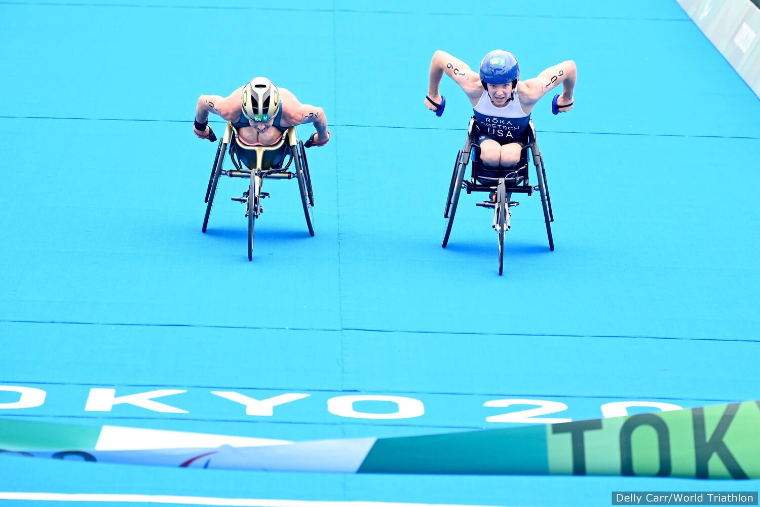 Making her long-awaited Paralympic triathlon debut, Kendall Gretsch (Downers Grove, Ill.) won the women’s PTWC gold medal in riveting fashion at the Paralympic Games Tokyo 2020 on Sunday morning.