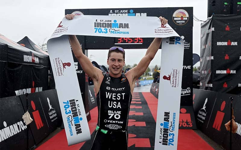 Jason West wins Ironman Memphis
