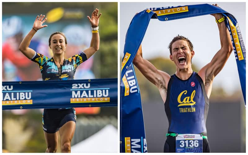 USA Triathlon  Bear Schickel of Cal-Berkeley and Marissa Saenger of UCSD  Win 2021 Collegiate Club National Titles