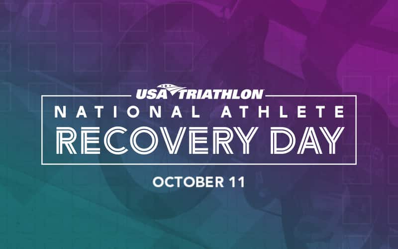 graphic of national athlete recovery day
