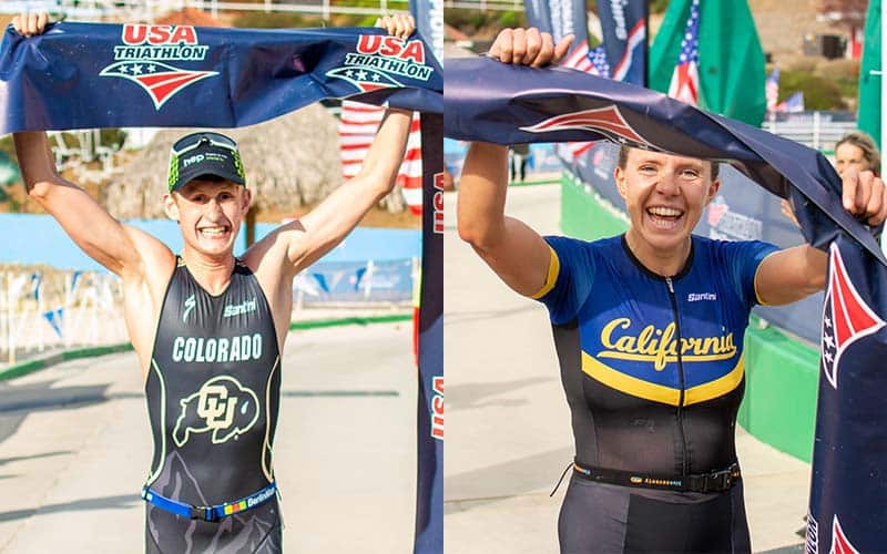 Ben betting and Kate Kennedy win olympic distance at collegiate club nationals