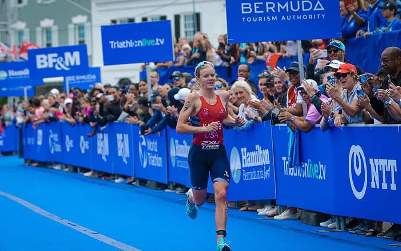 Taylor Knibb Finishes second at the WTCS Bermuda