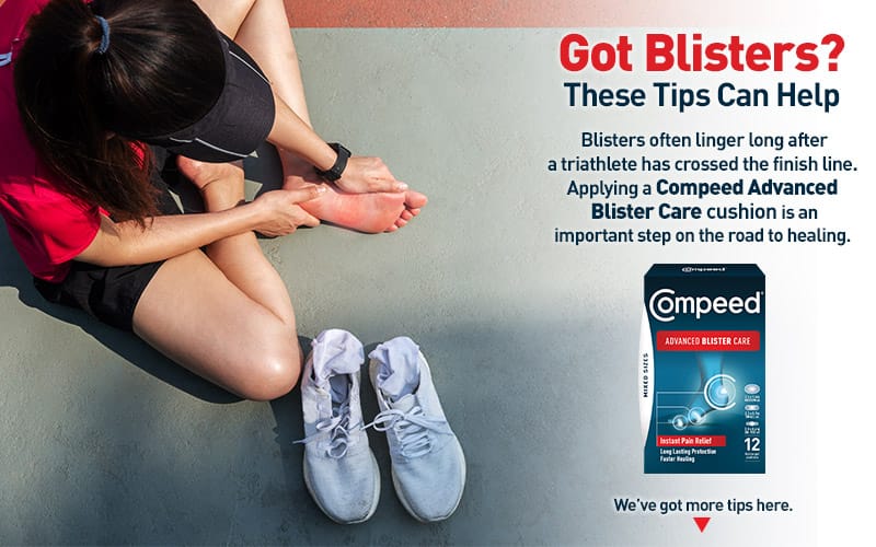 Athlete with blister