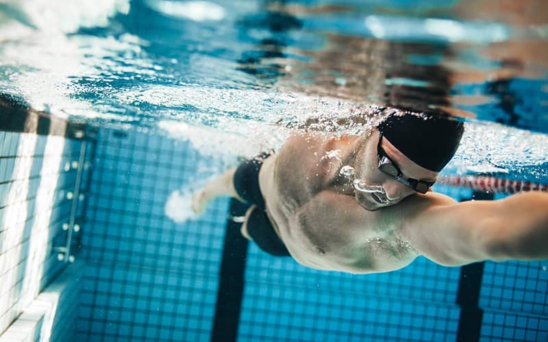 Swimming strength exercises