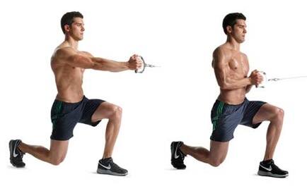 Cable one arm kneeling row