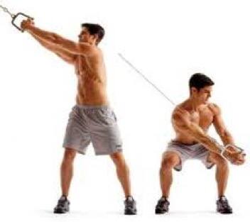 chopping wood
