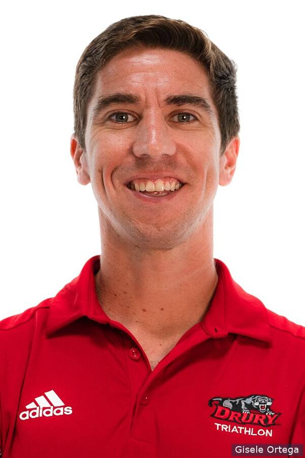 David Winton, head coach of Drury University's women's triathlon program