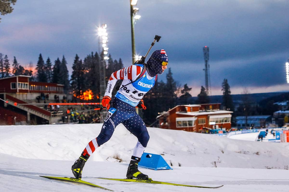 Vasek Cervenka races at World Cup in Ostersund