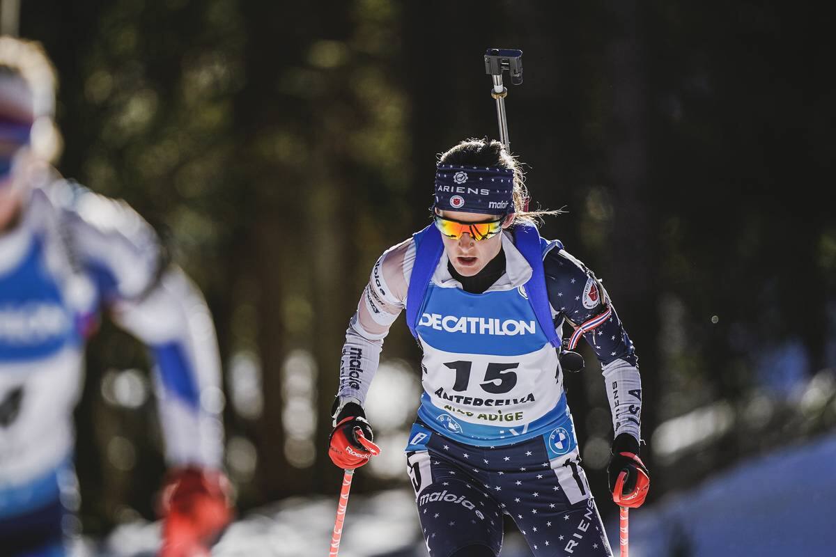 21.01.2022, Antholz, Italy (ITA): Clare Egan (USA) - IBU World Cup Biathlon, individual women, Antholz (ITA) Thibaut/NordicFocus.