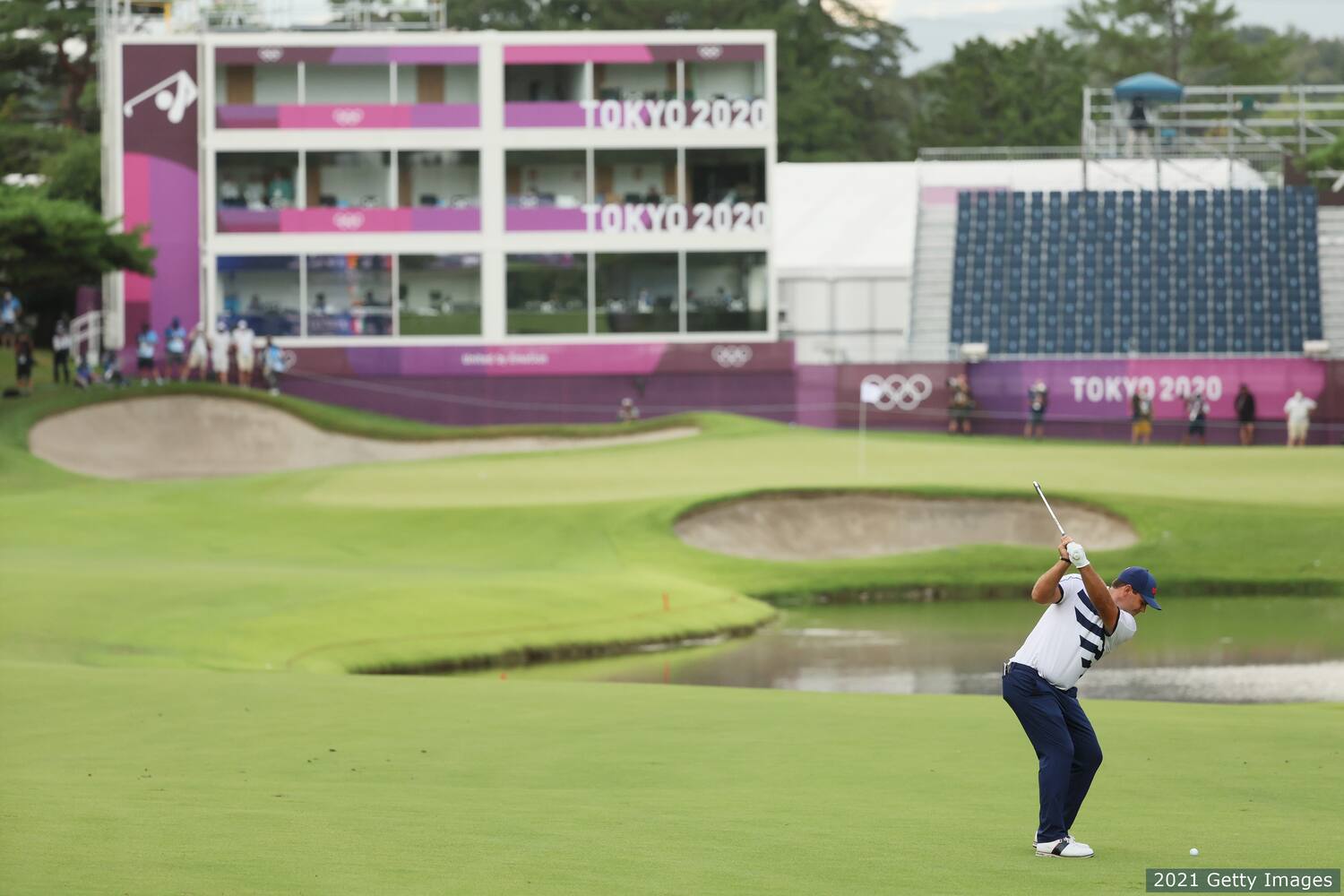 Round 1 of the men's golf competitions at the Tokyo Olympics 2020.
