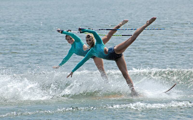 Darian LeBlanc and Claire Frase swivel pairs