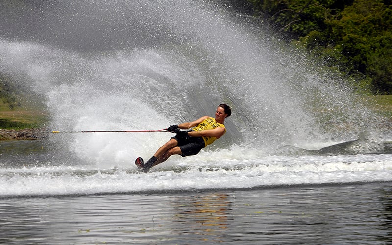 Nate Smith slalom skiing