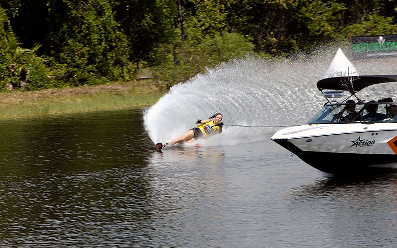 Regina Jaquess slalom skiing