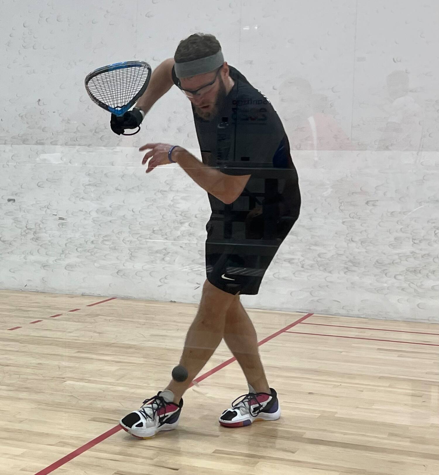 Jake Bredenbeck in great form at the 2023 Pan American Racquetball Championships