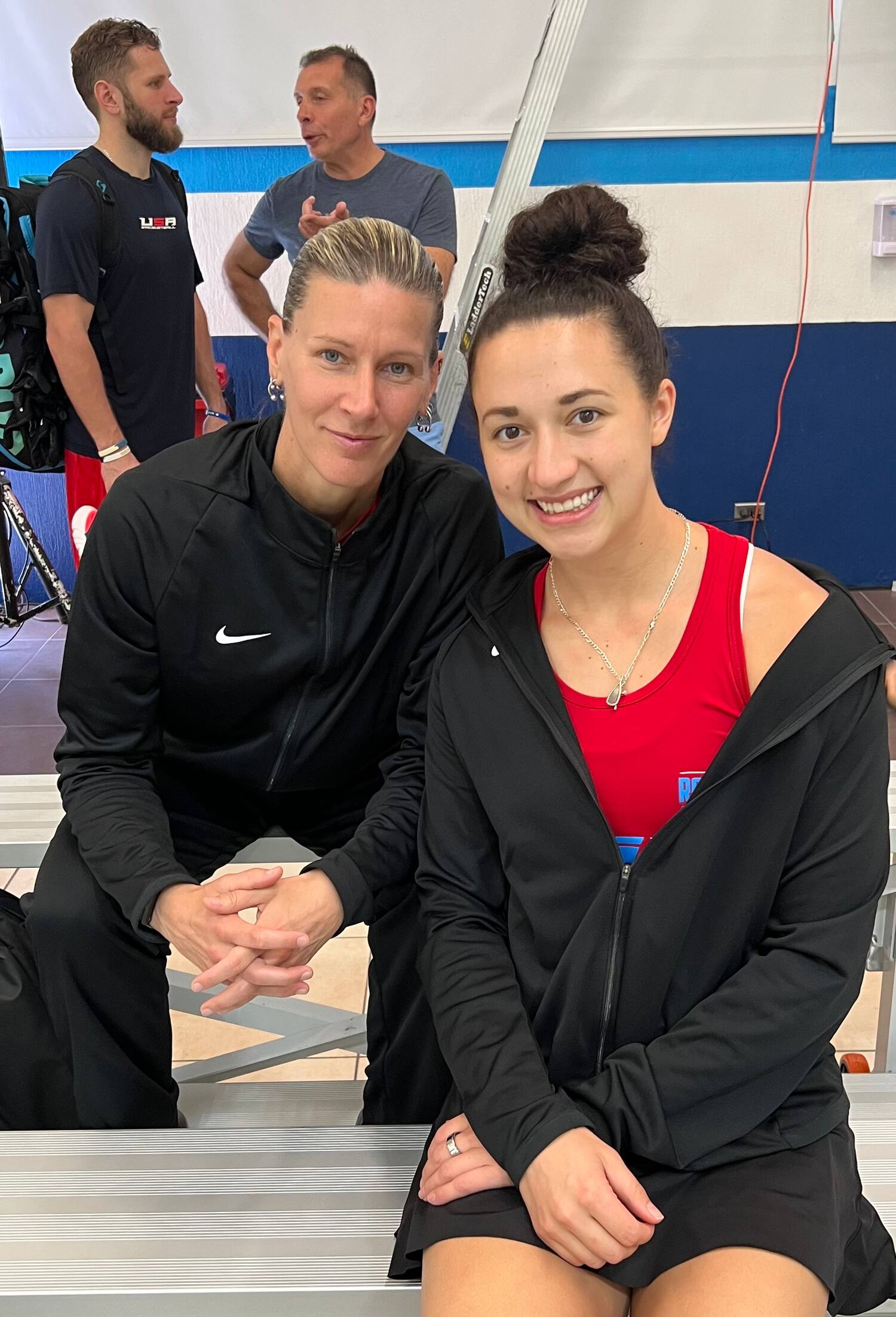 Rhonda Rajsich & Erika Manilla at the Pan American Racquetball Championships (PARC)
