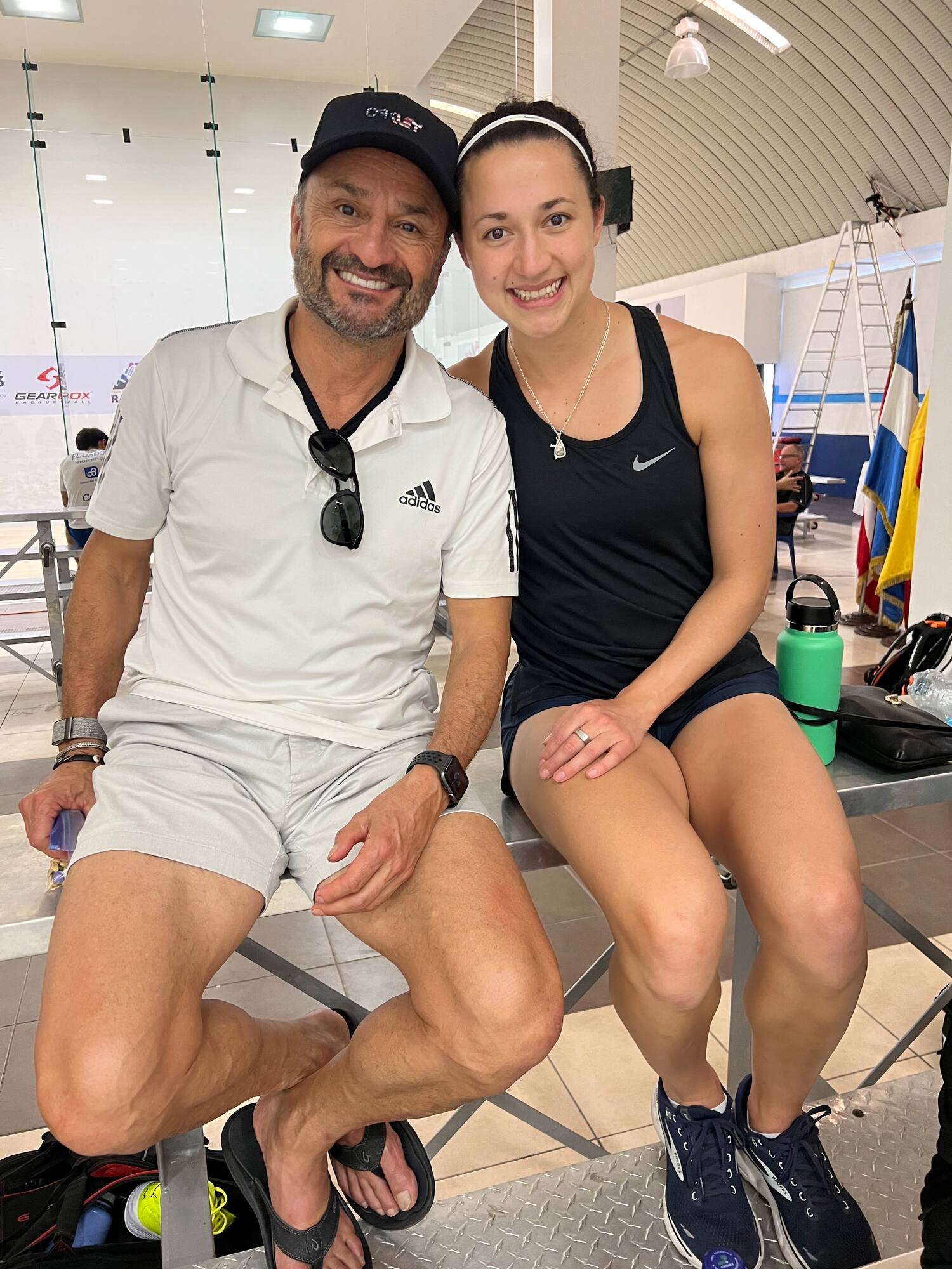 Victor & Erika Manilla at the 2023 Pan American Racquetball Championships