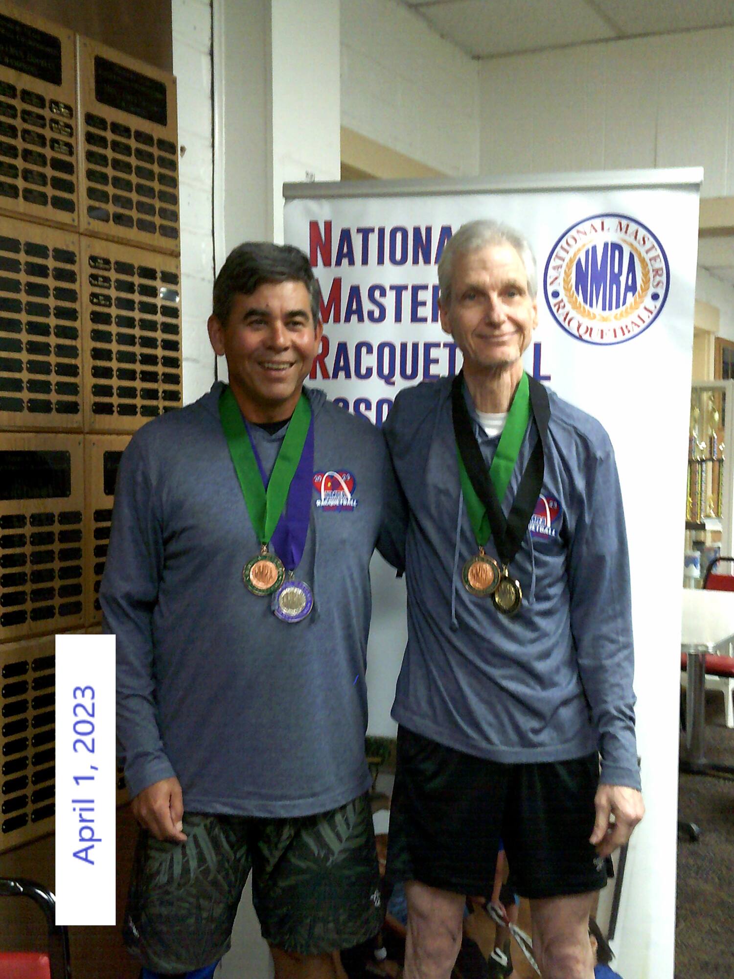 John Winigns and Rick Ferring - Men's 55 Doubles at the NMRA Event in St. Louis, MO