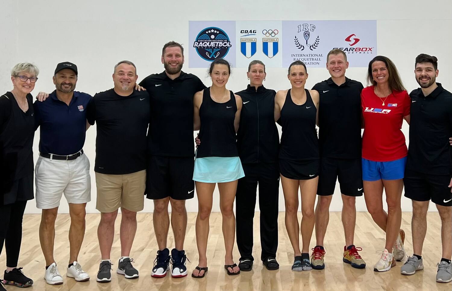 Team USA at the 2023 Pan American Racquetball Championships