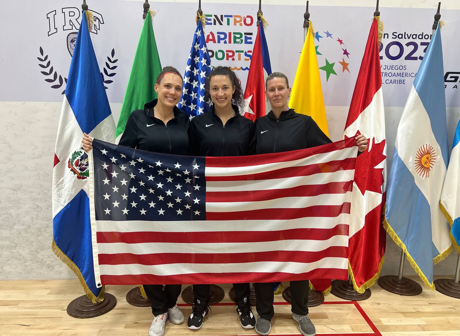 Women's Team at the XXXIV Pan American Racquetball Championship