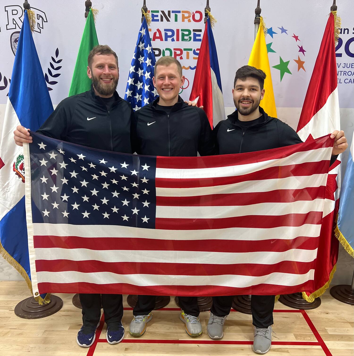 Men's Team at the XXXIV Pan American Racquetball Championships