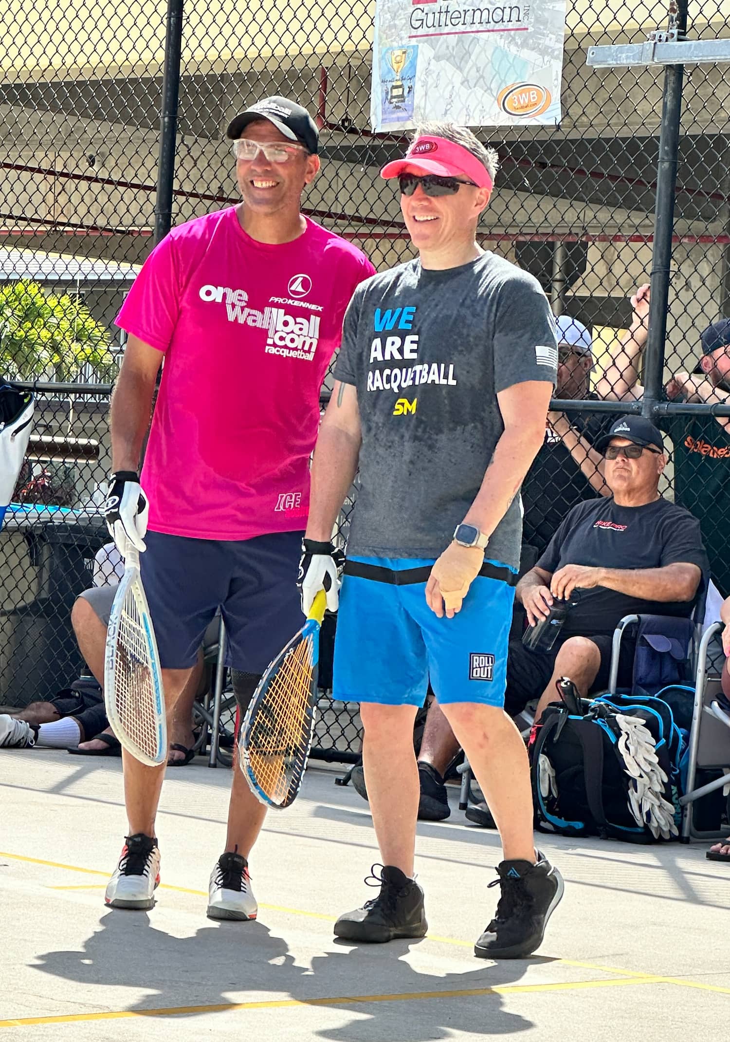 Robert Sostre and Sudsy Monchik at the 2023 Apcon Beach Bash