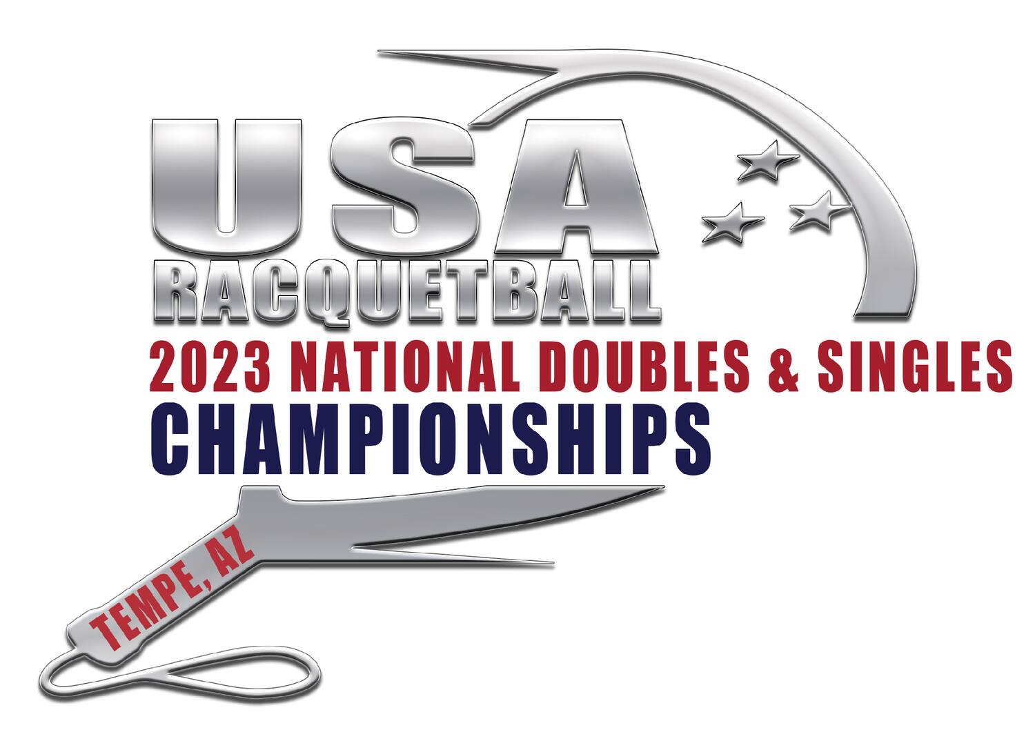 2023 National Doubles & Singles Championship Logo