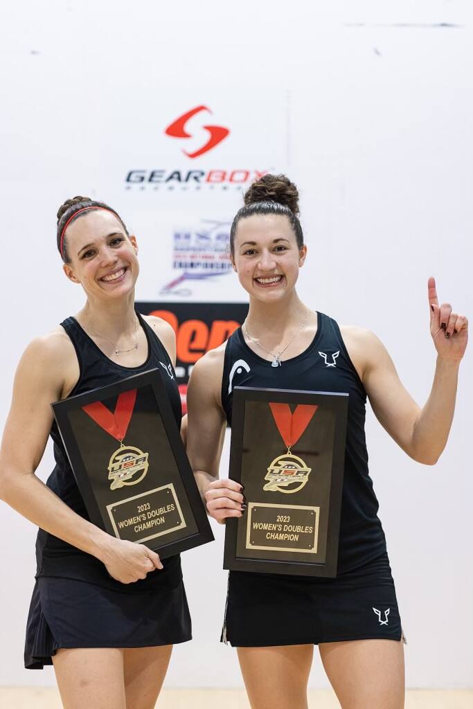 2023 National Doubles Champions Michelle De La Rosa and Erika Manilla